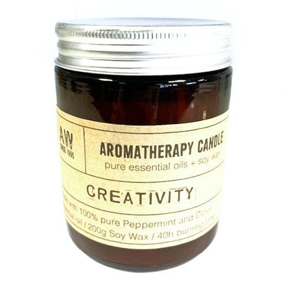 Aromatherapy Candle - Creativity Aromatherapy Soy Wax Candles - 200g - Bath Indulgence