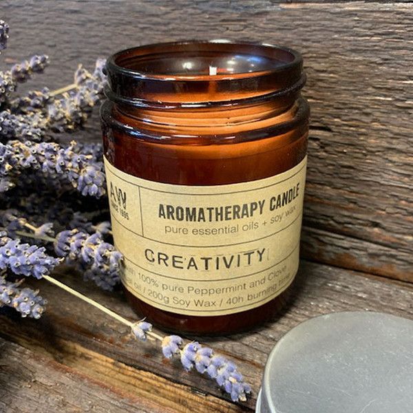 Aromatherapy Candle - Creativity Aromatherapy Soy Wax Candles - 200g - Bath Indulgence