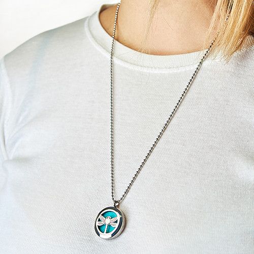 Aromatherapy Diffuser Necklace - Music Notes 25mm Aromatherapy Diffuser Necklaces - Bath Indulgence