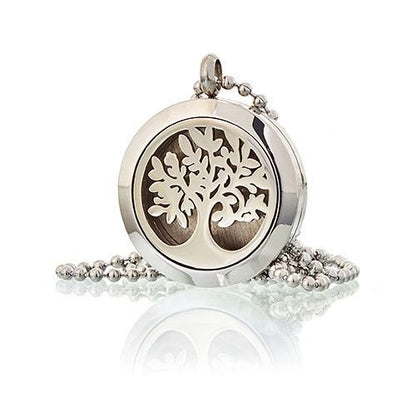 Aromatherapy Diffuser Necklace - Tree of Life 25mm Aromatherapy Diffuser Necklaces - Bath Indulgence