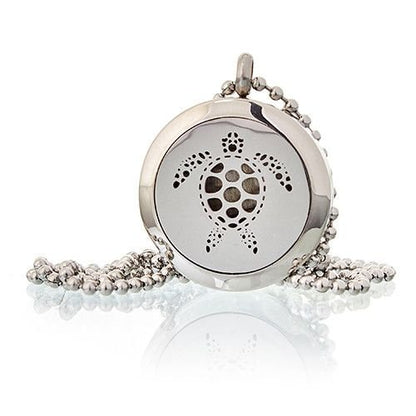 Aromatherapy Diffuser Necklace - Turtle 25mm Aromatherapy Diffuser Necklaces - Bath Indulgence