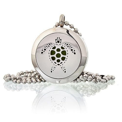 Aromatherapy Diffuser Necklace - Turtle 25mm Aromatherapy Diffuser Necklaces - Bath Indulgence