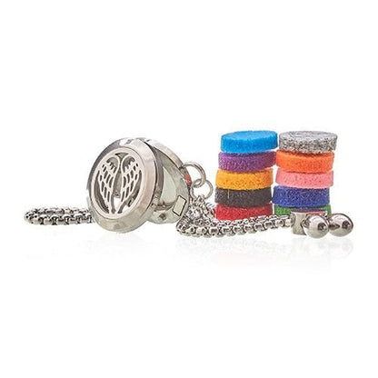 Aromatherapy Jewellery Chain Bracelet - Angel Wings - 20mm Aromatherapy Diffuser Necklaces - Bath Indulgence