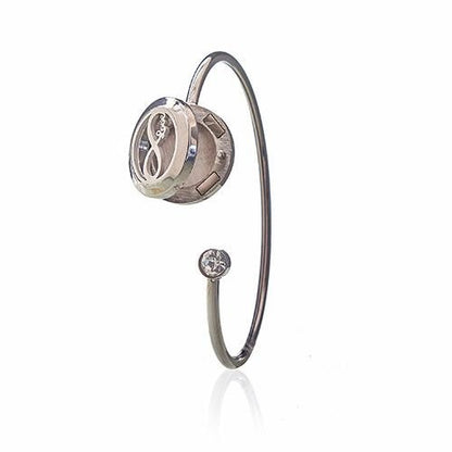 Aromatherapy Jewellery Crystal Bracelet - Infinite Love - 20mm Aromatherapy Diffuser Necklaces - Bath Indulgence