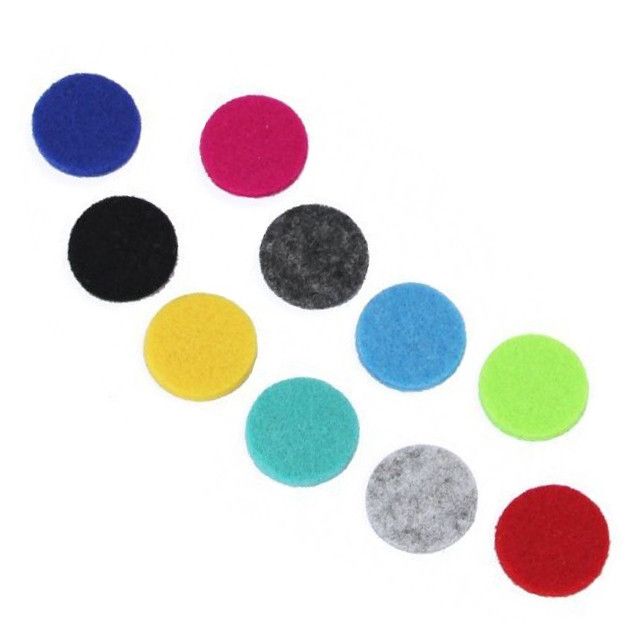 Aromatherapy Necklace Reusable Refill Pad - 15mm Aromatherapy Diffuser Necklaces - Bath Indulgence