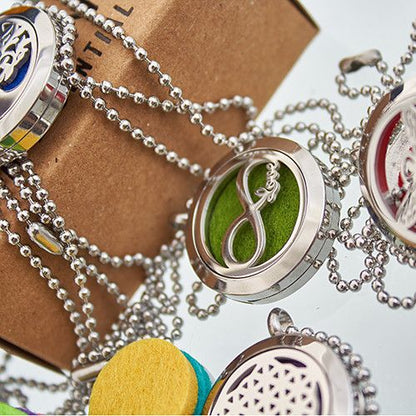 Aromatherapy Necklace Reusable Refill Pad - 20mm Aromatherapy Diffuser Necklaces - Bath Indulgence
