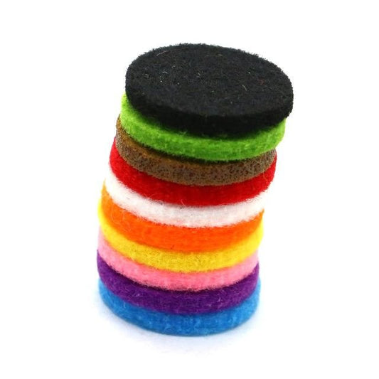 Aromatherapy Necklace Reusable Refill Pad - 20mm Aromatherapy Diffuser Necklaces - Bath Indulgence