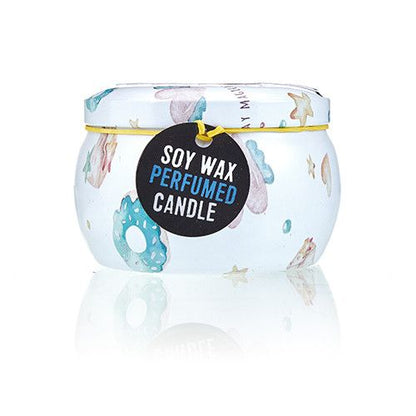 Art Tin Candle - Assorted Design - Unicorns - Moonstone Art Tin Candles - Bath Indulgence