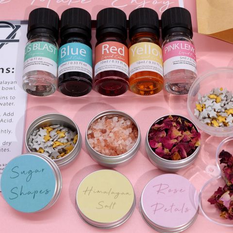 Bath Bomb Kit - Pink Lemonade & Citrus Blast - Bath Indulgence