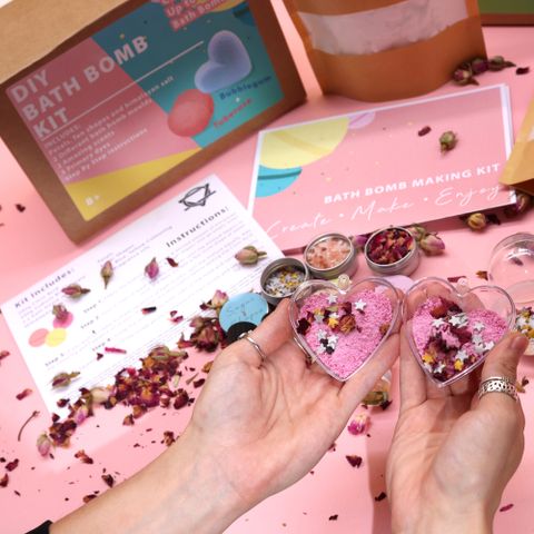 Bath Bomb Kit - Pink Lemonade & Citrus Blast - Bath Indulgence