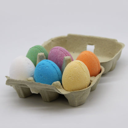 Bath Eggs in a Tray - Cherry Pack Of 30 Bath Eggs - Bath Indulgence