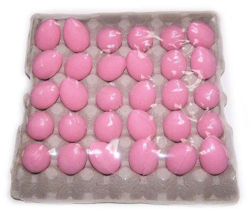 Bath Eggs in a Tray - Cherry Pack Of 30 Bath Eggs - Bath Indulgence
