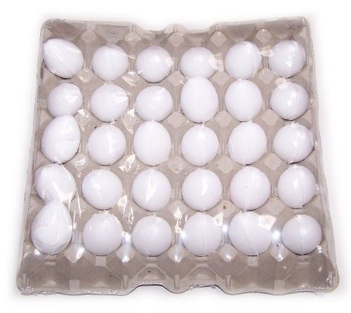 Bath Eggs in a Tray - Coconut Pack Of 30 Bath Eggs - Bath Indulgence