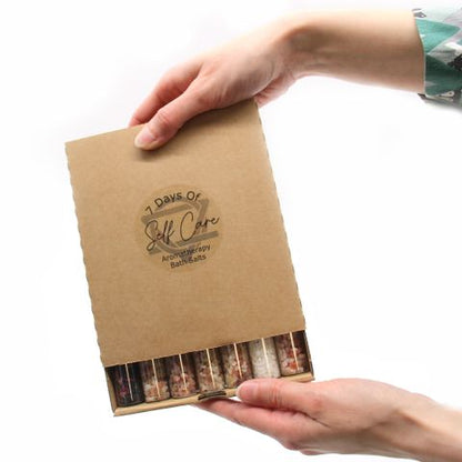 Bath Salts in Vials - Gift Pack of 7 Bath Salts in Vials - Bath Indulgence