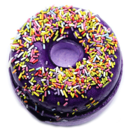 Blackberry and Almond Bath Donuts Donut Bath Fizzers - Bath Indulgence