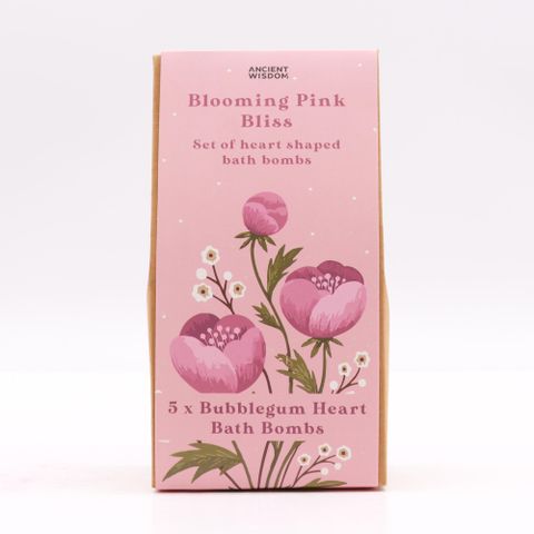 Blooming Pink Bliss Bath Heart Gift Set - Bath Indulgence