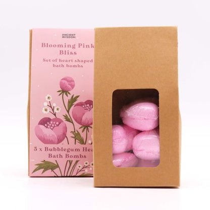 Blooming Pink Bliss Bath Heart Gift Set - Bath Indulgence
