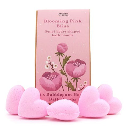 Blooming Pink Bliss Bath Heart Gift Set - Bath Indulgence