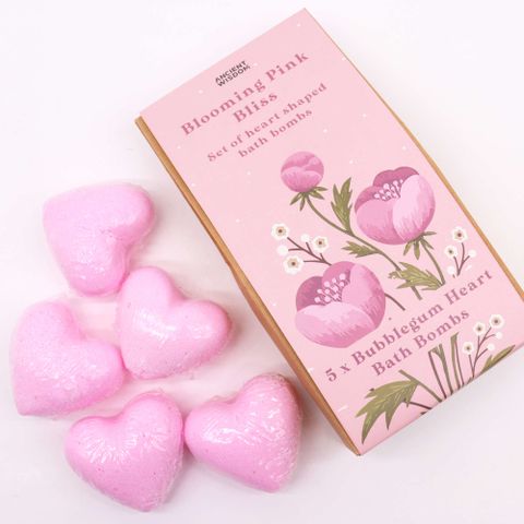 Blooming Pink Bliss Bath Heart Gift Set - Bath Indulgence