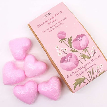 Blooming Pink Bliss Bath Heart Gift Set - Bath Indulgence