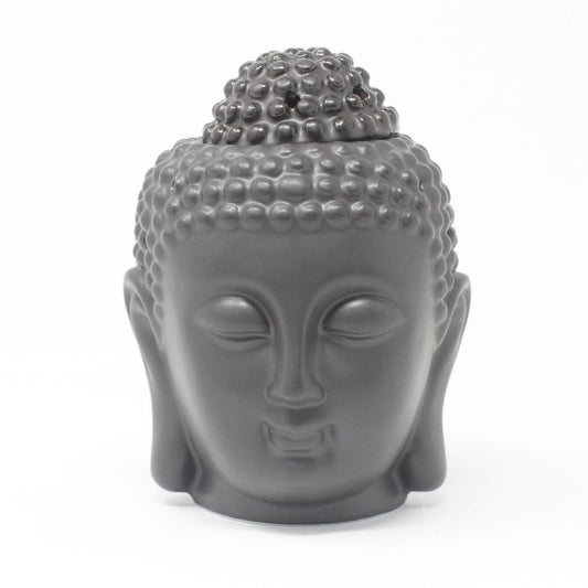 Buddah Head Oil Burner - Dark Brown Cool Designs Oil Burners - Bath Indulgence
