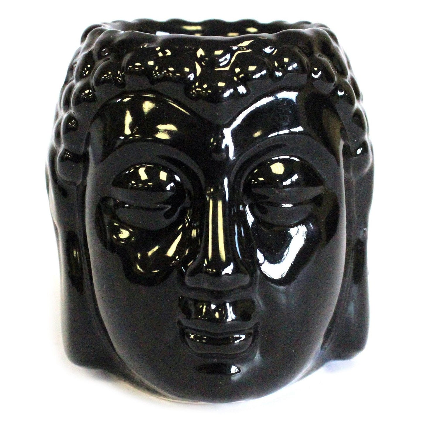 Buddha Oil Burner - Black Classic Buddha Oil Burners - Bath Indulgence