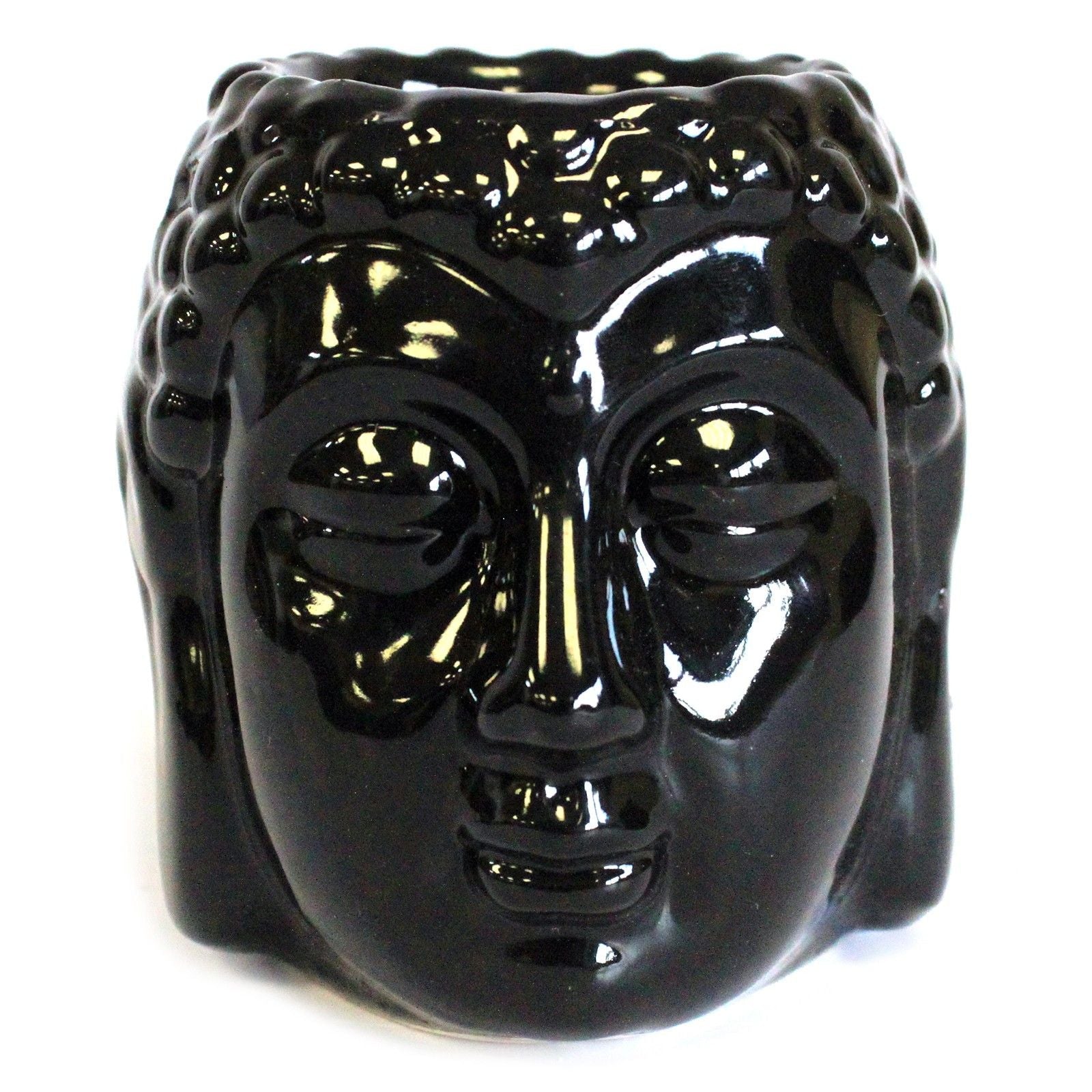 Buddha Oil Burner - Black Classic Buddha Oil Burners - Bath Indulgence