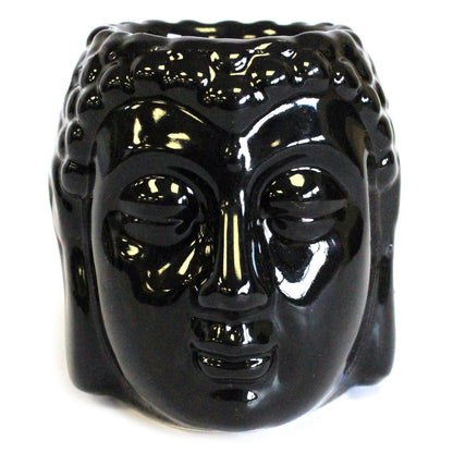 Buddha Oil Burner - Black Classic Buddha Oil Burners - Bath Indulgence