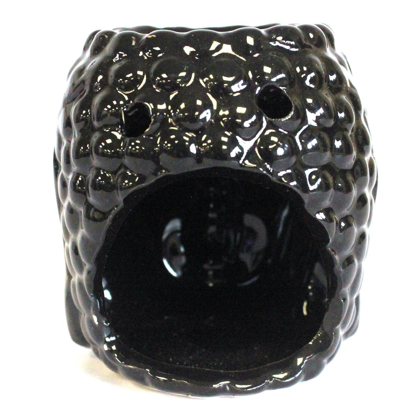 Buddha Oil Burner - Black Classic Buddha Oil Burners - Bath Indulgence