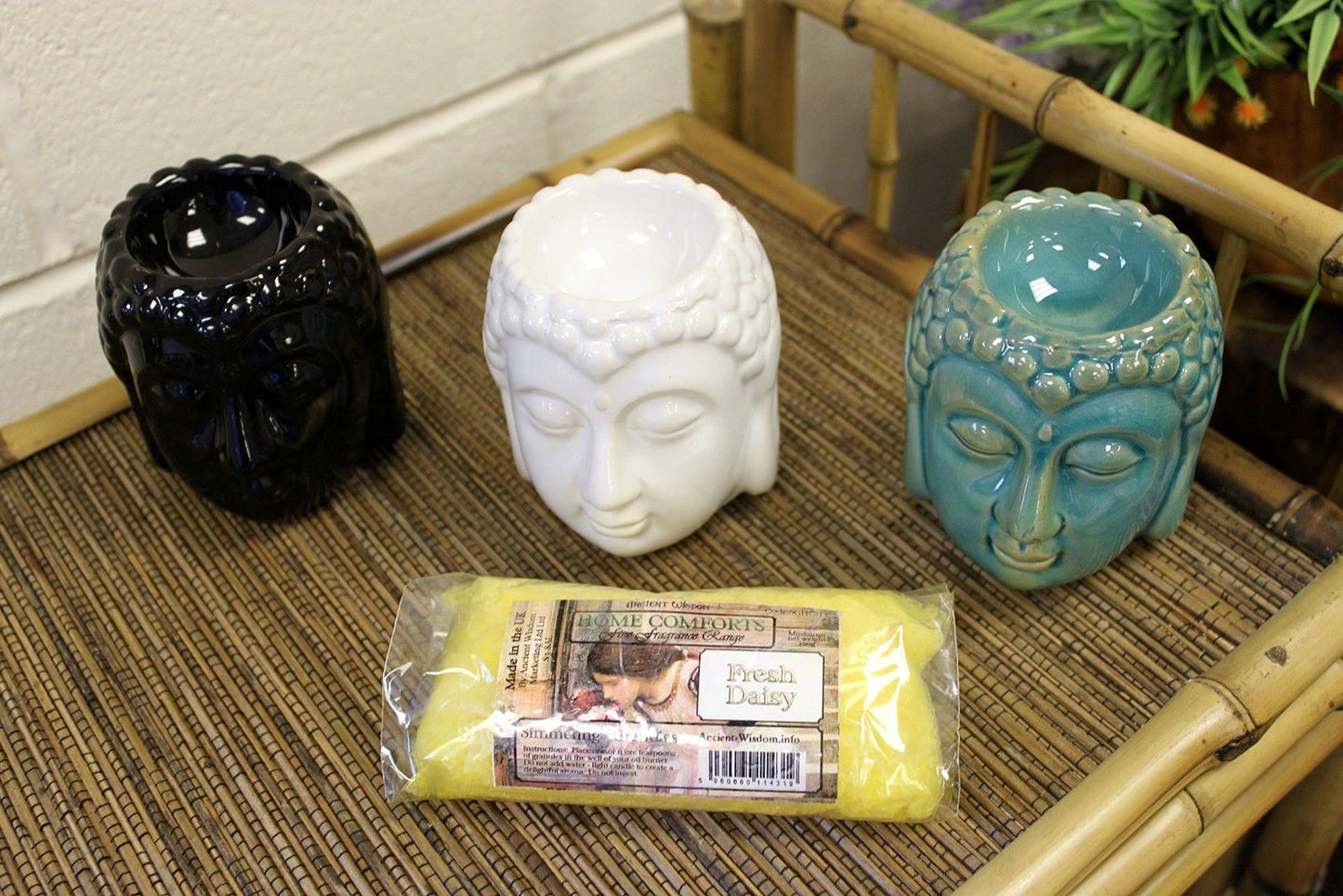 Buddha Oil Burner - Black Classic Buddha Oil Burners - Bath Indulgence