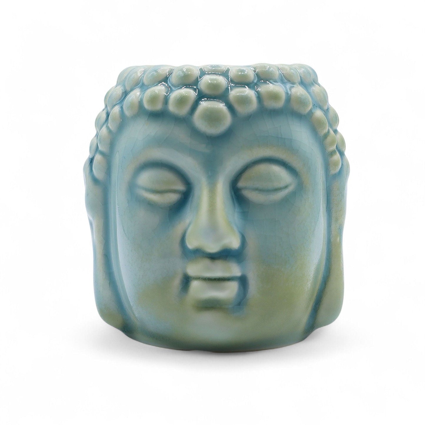 Buddha Oil Burner - Blue Classic Buddha Oil Burners - Bath Indulgence