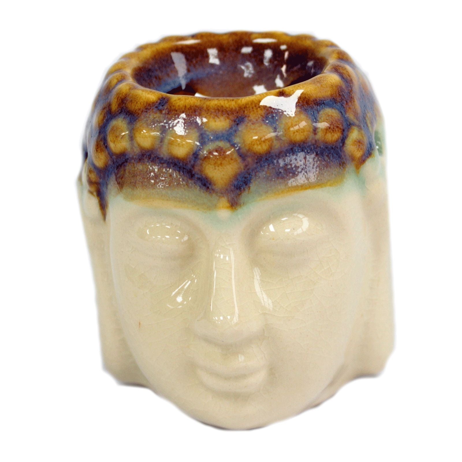 Buddha Oil Burner - Ivory & Mint Classic Buddha Oil Burners - Bath Indulgence
