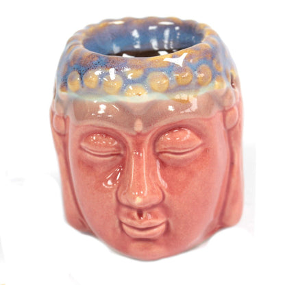 Buddha Oil Burner - Rose & Teal Classic Buddha Oil Burners - Bath Indulgence