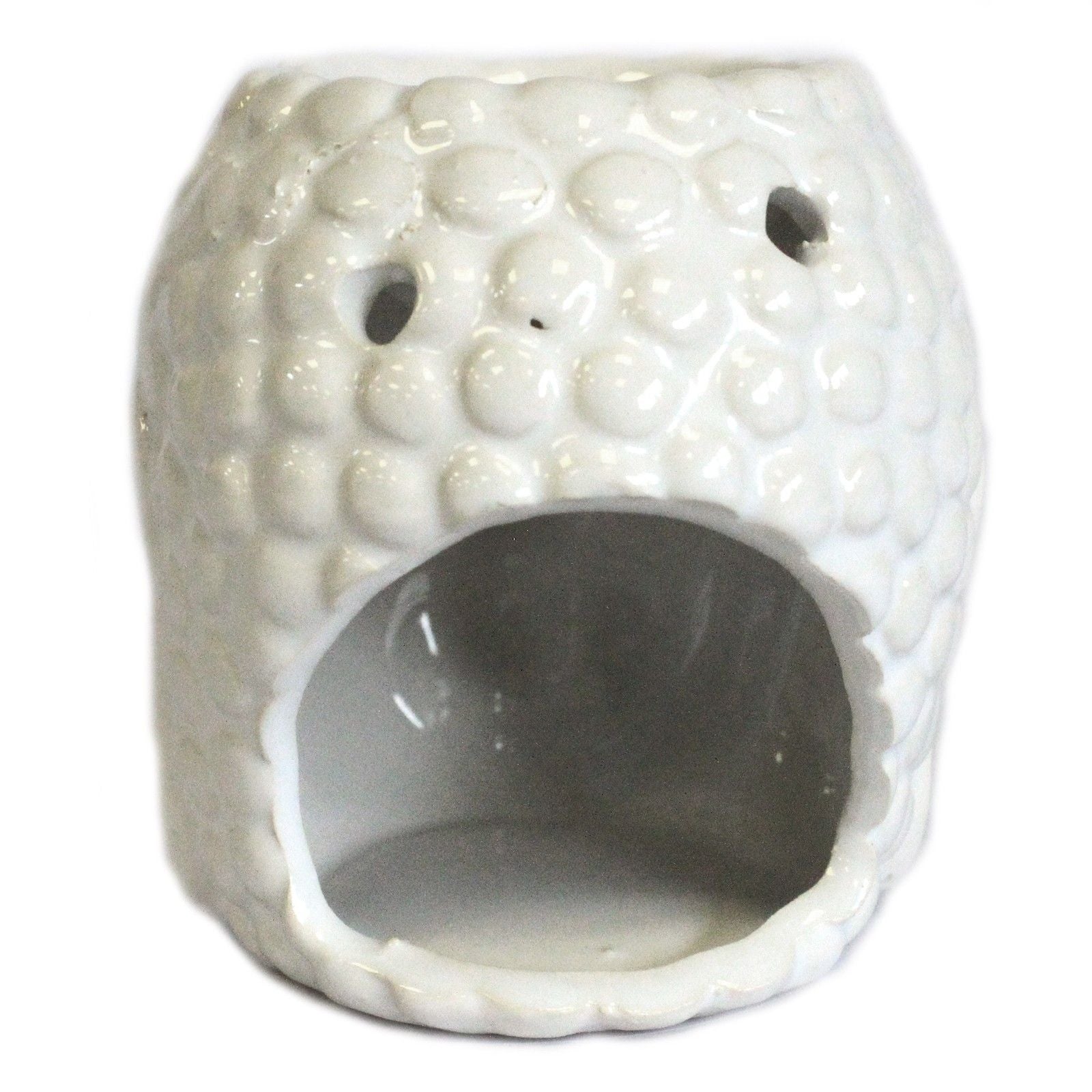 Buddha Oil Burner - White Classic Buddha Oil Burners - Bath Indulgence