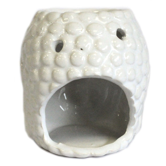 Buddha Oil Burner - White Classic Buddha Oil Burners - Bath Indulgence