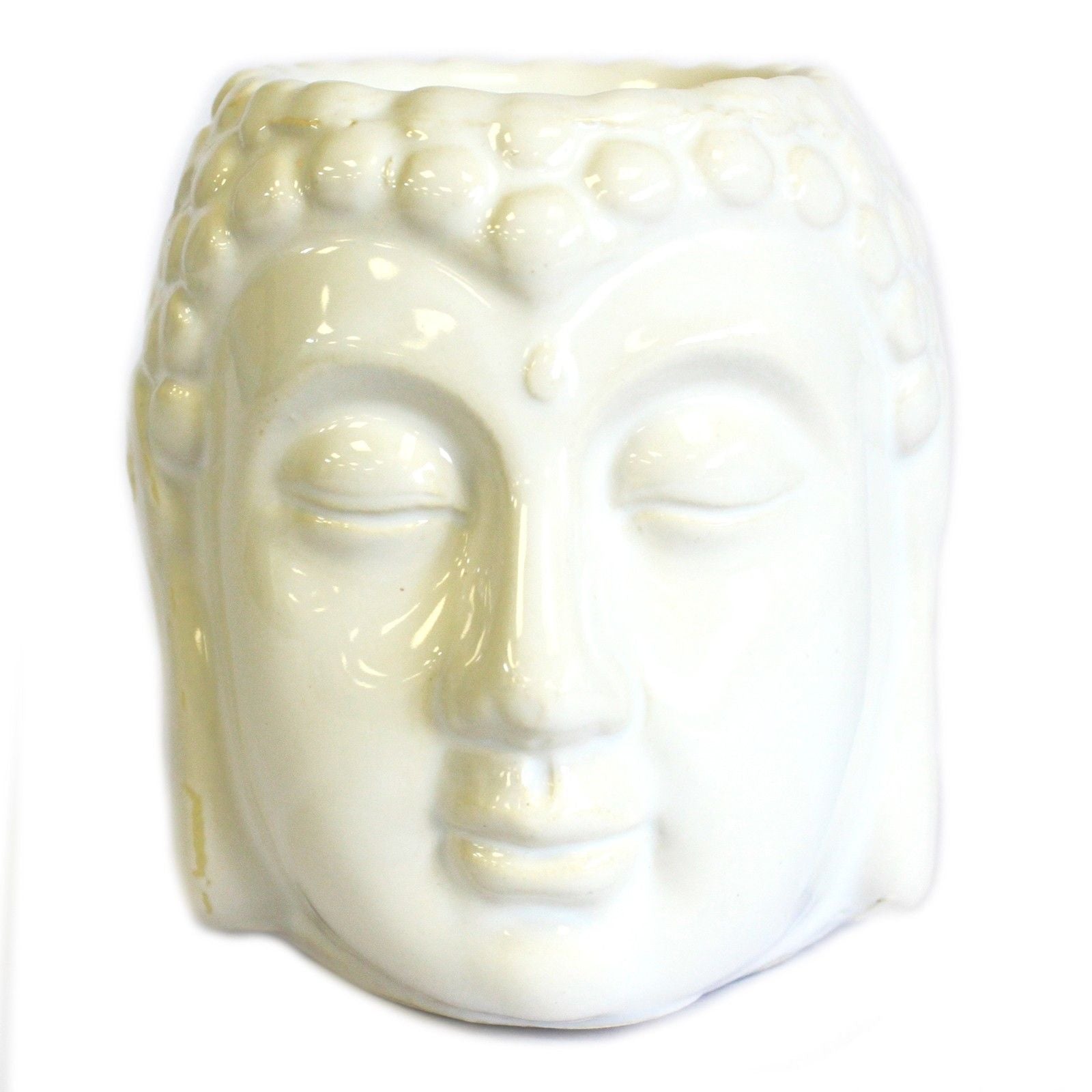 Buddha Oil Burner - White Classic Buddha Oil Burners - Bath Indulgence