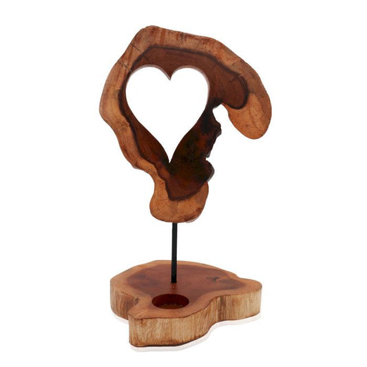 Candle Holder Sign - Heart Shape Candle Holder Signs - Bath Indulgence