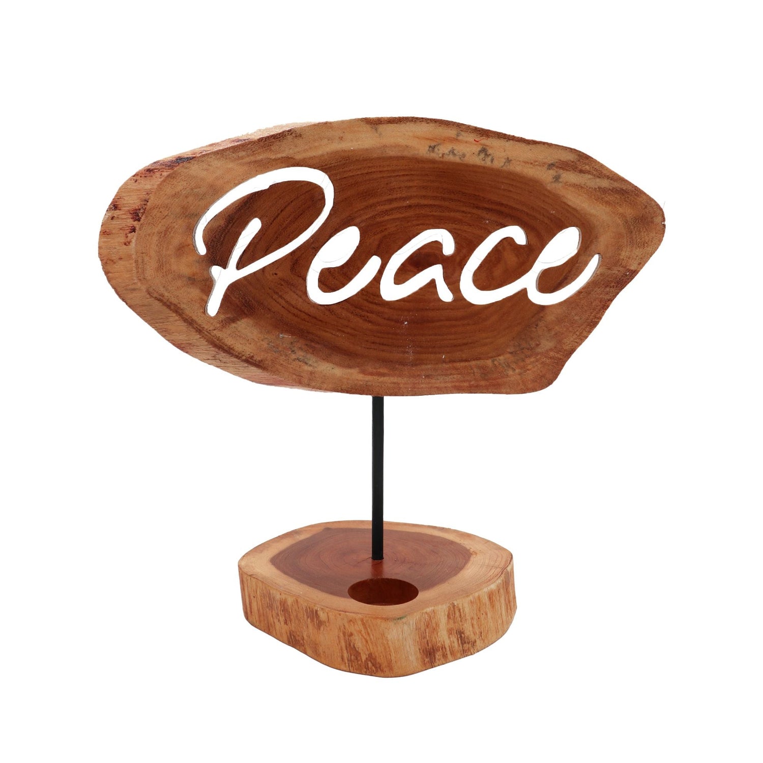 Candle Holder Sign - Peace Candle Holder Signs - Bath Indulgence