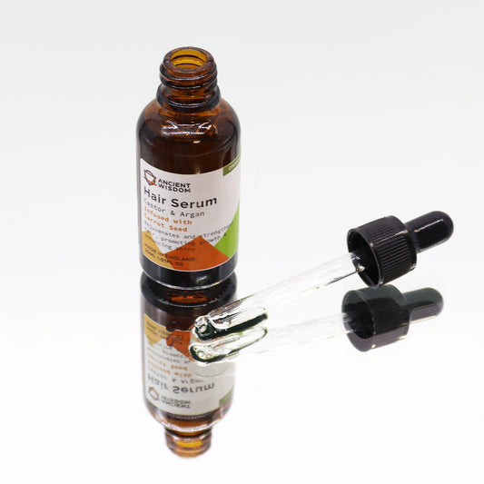 Carrot Seed Organic Hair Serum 30ml - Handmade In UK Vegan Premium Ingredients - Bath Indulgence