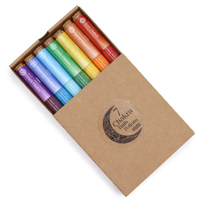 Chakra Bath Salts - Gift Pack of 7 Handmade Bath Salts 500g - Bath Indulgence