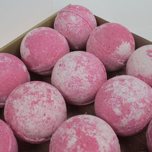 Cherry Jumbo Bath Bomb Jumbo Bath Bombs - 180g - Bath Indulgence