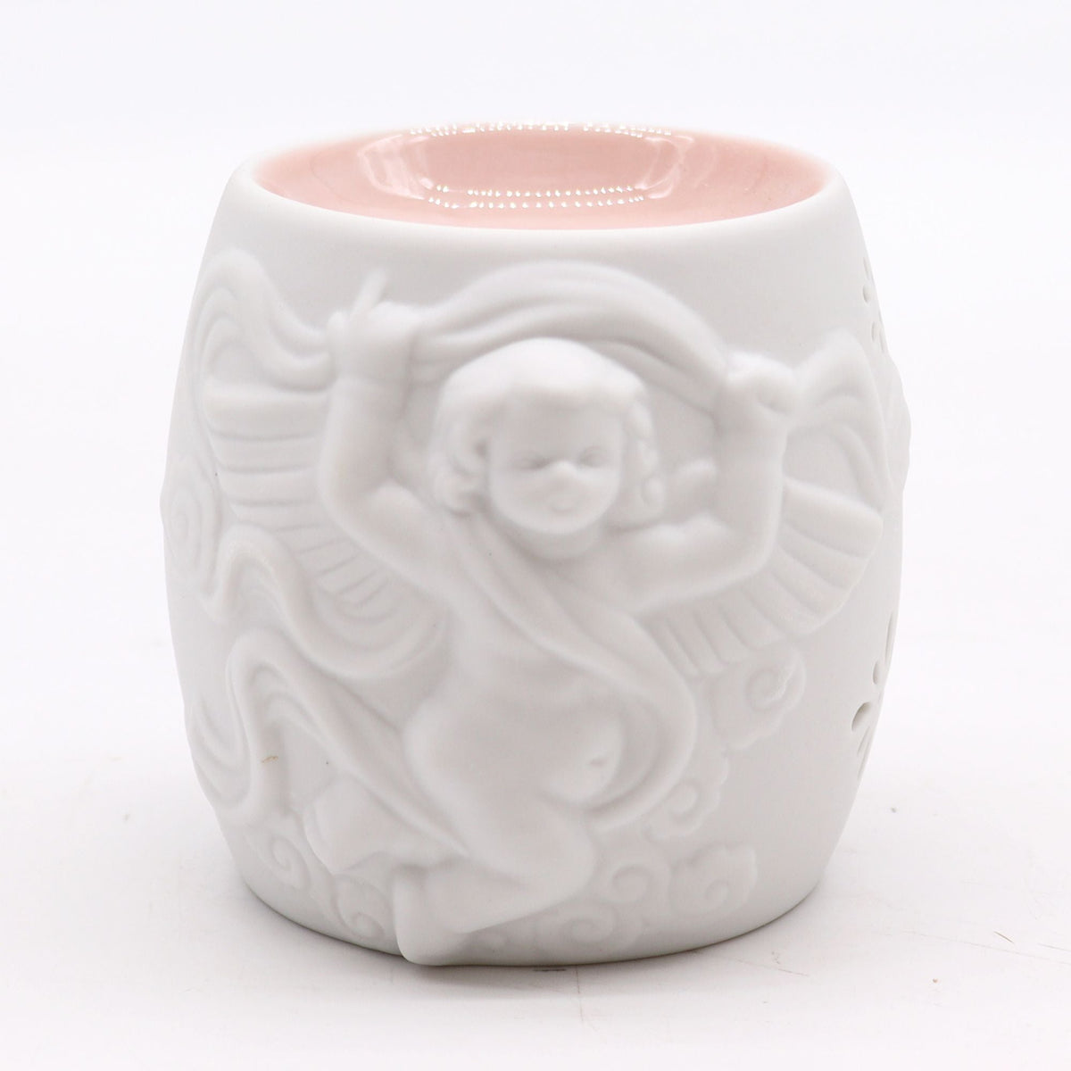 Cherubs Oil Burner - Assorted Design Classic White Oil Burners - Bath Indulgence