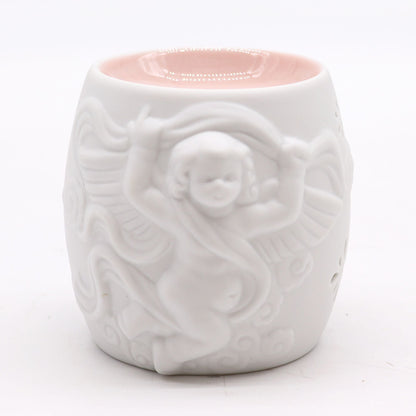Cherubs Oil Burner - Assorted Design Classic White Oil Burners - Bath Indulgence