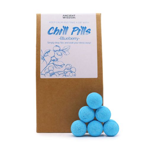 Chill Pills Gift Pack 350g - Blueberry Chill Pill Gift Packs - Bath Indulgence