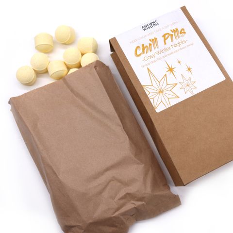 Chill Pills Gift Pack 350g - Cosy Winter Nights Chill Pill Gift Packs - Bath Indulgence
