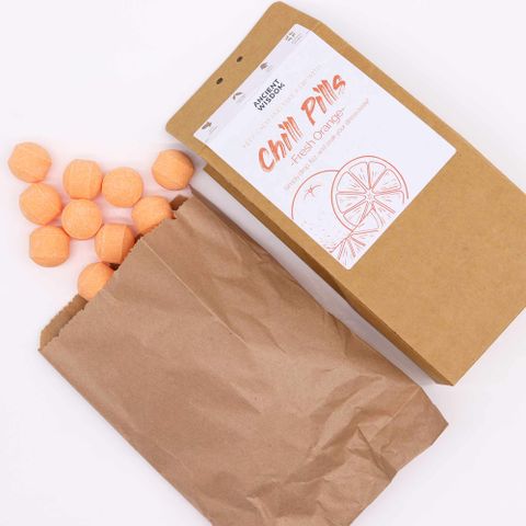 Chill Pills Gift Pack 350g - Fresh Orange Chill Pill Gift Packs - Bath Indulgence
