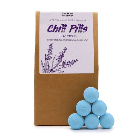 Chill Pills Gift Pack 350g - Lavender Chill Pill Gift Packs - Bath Indulgence