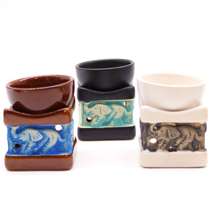 Classic Elephant Oil Burners (aast) Classic Rustic Oil Burners - Bath Indulgence