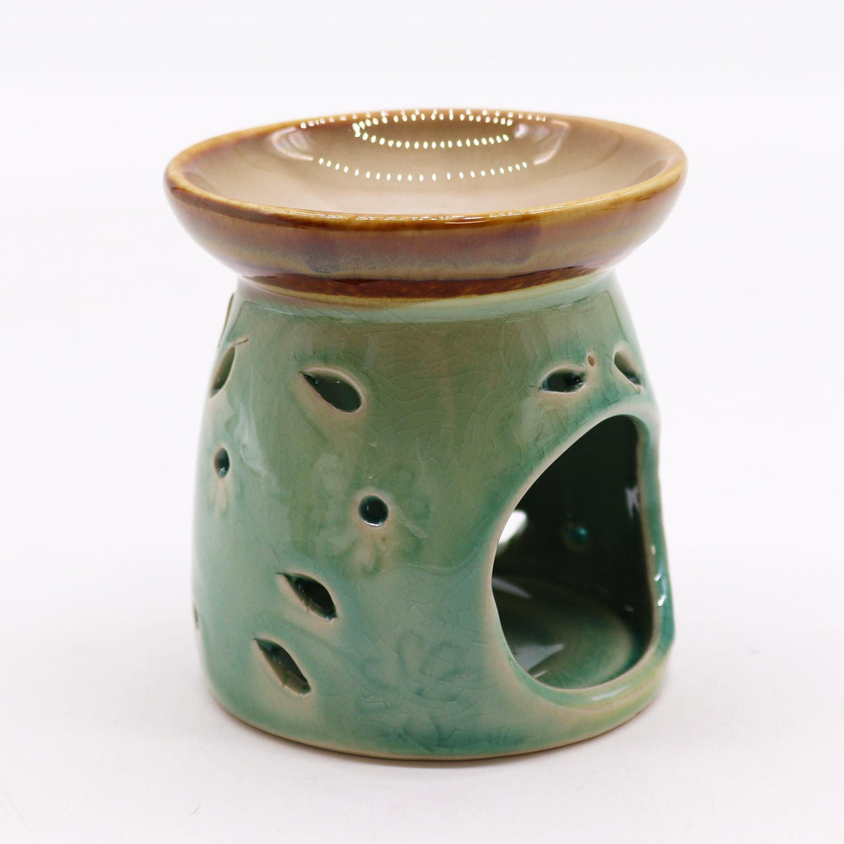 Classic Oil Burner - Blue Cool Designs Oil Burners - Bath Indulgence