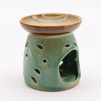 Classic Oil Burner - Blue Cool Designs Oil Burners - Bath Indulgence